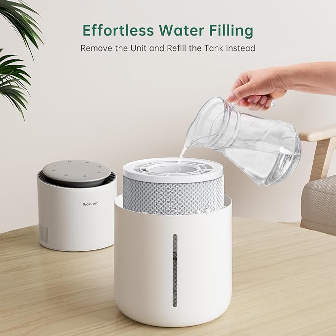 MistFree Smart Humidifier for Bedroom, Evaporative Humidifier No White Dust - Image 8