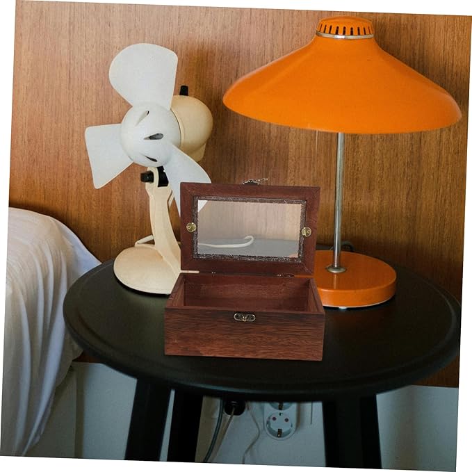 Wooden Display Case with Glass Lid - Image 5