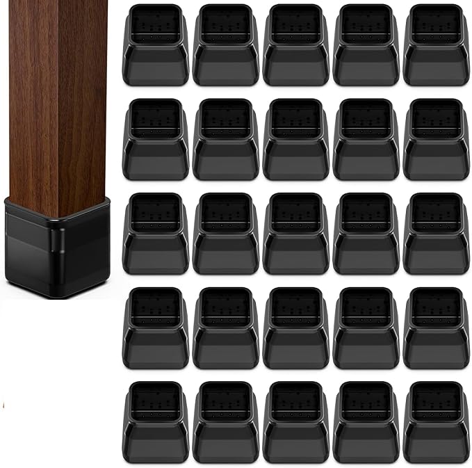 36pcs Square Chair Leg Floor Protectors, Felt Pads Chair Leg Protectors by BAIPOK