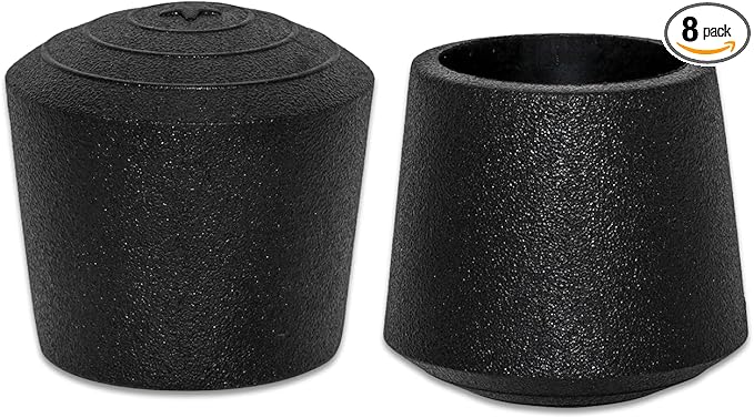 Flyshop 1-1/4", 32 mm, Patio Round Chair Leg Caps, Furniture Table Feet Covers by Flyshop