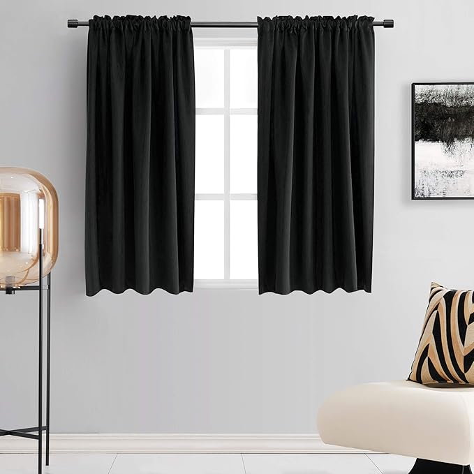 DONREN 99% Blackout Curtains for Bedroom by DONREN