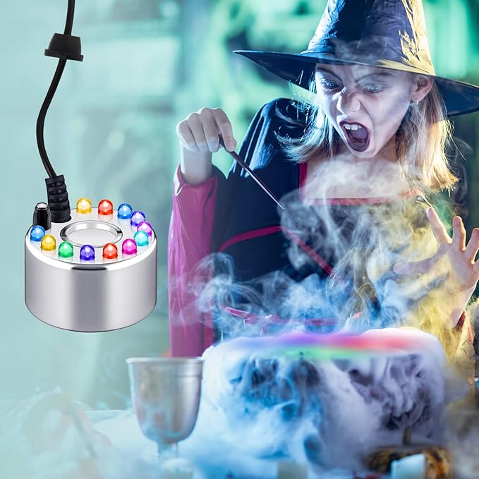 Yaomiao 1 Piece Halloween Mist Maker Fogger Small Ultrasonic Fog Machine - Image 4