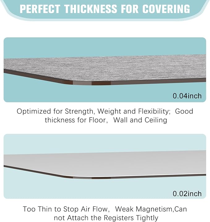 6 Pack Magnetic Vent Covers 5.5"x12", Magnet Cover - Image 3