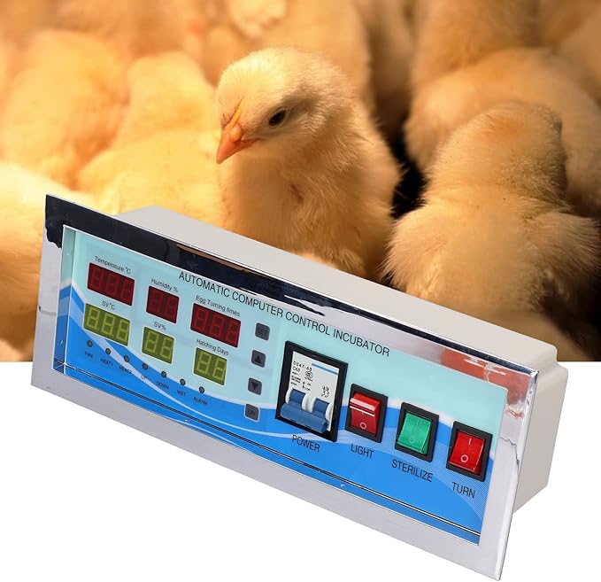 XM-18G Egg Incubator Controller Intelligent Six-Screen Six-Display Temperature - Image 5