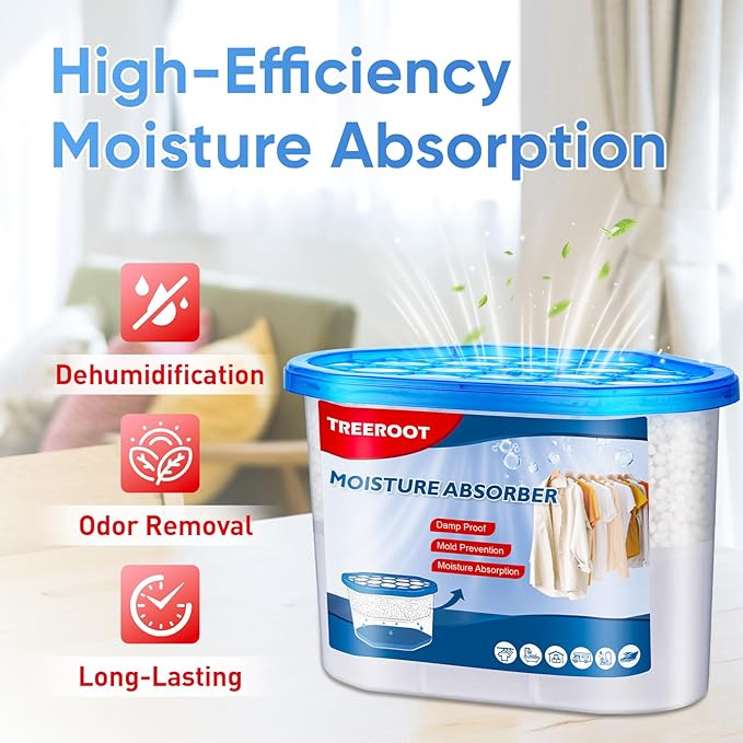 10 Pack Moisture Absorbers, 14 OZ Humidity Absorber Bucket, Moisture Absorbers - Image 3
