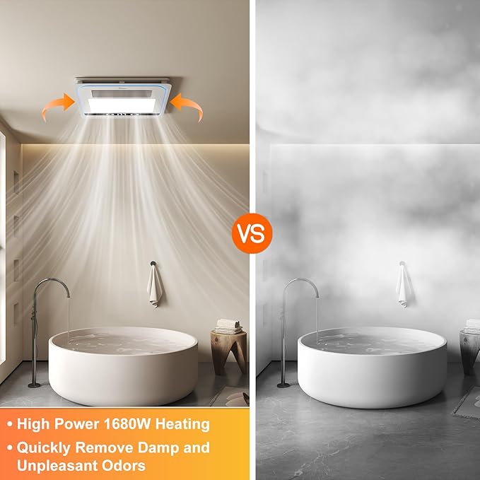 4 in 1 Bathroom Exhaust Fan - Image 3