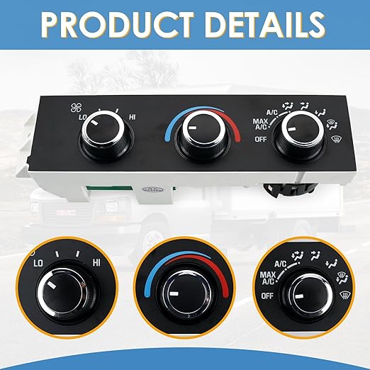 599-217 Heater A/C Control Switch, Front Climate Control Module Compatible - Image 6