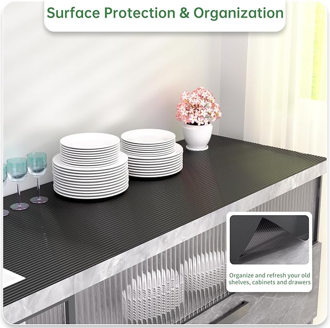 Shelf and Drawer Liner for Kitchen Cabinet, Non-Adhesive 24in x 120in - Image 5