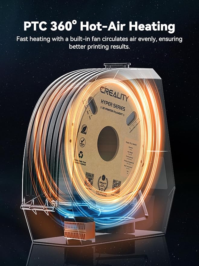 Creality Space Pi Filament Dryer, Filament Storage Box, Upgraded Double 360° - Image 4