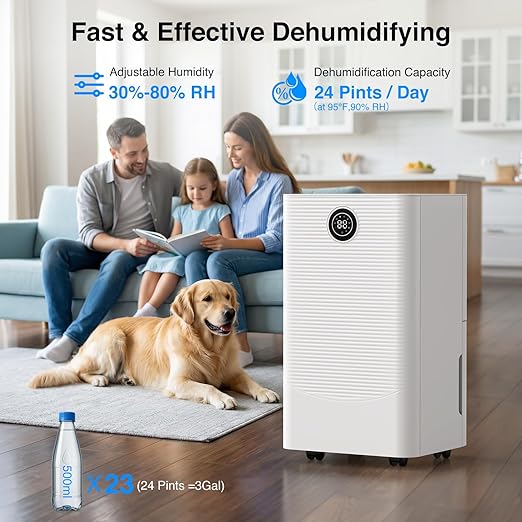 ZAFRO Dehumidifier for Home & Basement - Image 2