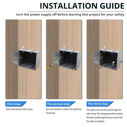 MAKERELE Flexibly Adjustable Electrical Box - Image 5