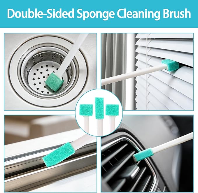 8Pcs Small Cleaning Brush for Household Use, Bottle Brush Cleaner, Scrub - Image 4