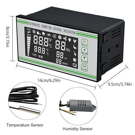 Xm-18S Egg Poultry Incubator System, 110V Automatic Egg Incubator Controller - Image 6