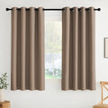 NICETOWN Room Darkening Draperies Curtains Panels, 2 Panels Cappuccino W52 x L63 by NICETOWN