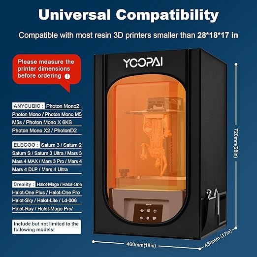 Multifunctional Resin 3D Printer Enclosure - Image 5