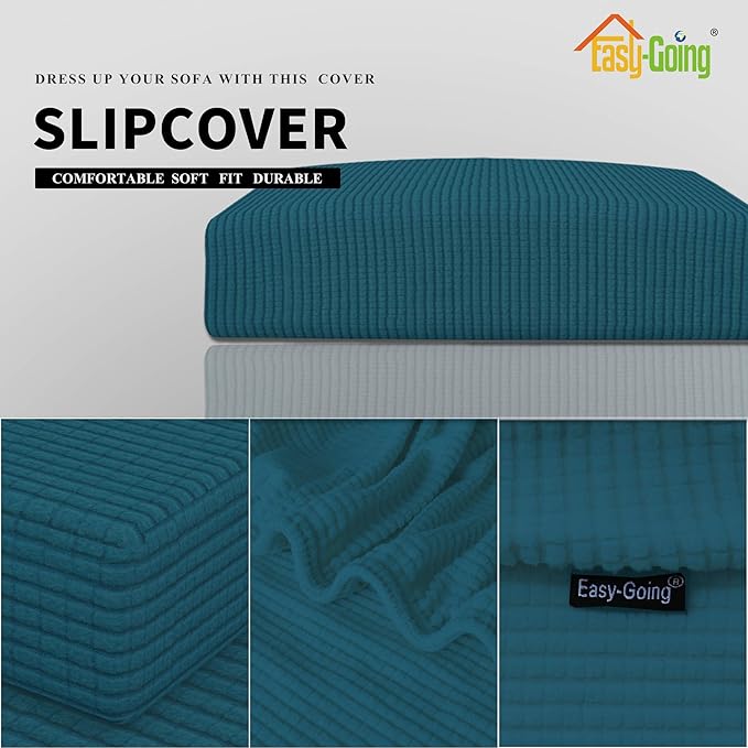 Easy-Going Stretch Loveseat Cushion Cover Sofa Cushion Furniture Protector Sofa - Image 6