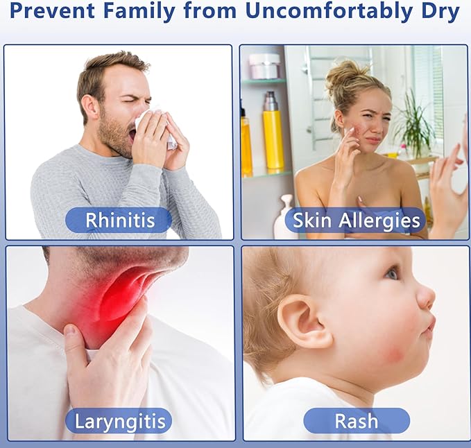 SZO Portable Mini Humidifier, 500ML USB Personal Cool Mist Humidifiers - Image 6