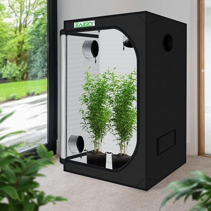 zazzy Grow Tent 32"x32"x63", High Reflective Mylar Grow Room - Image 2