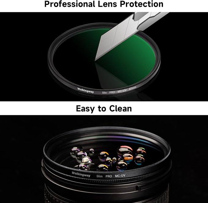 Walking Way 67MM MC UV Lens Protection Filter/HD Optical Glass Aluminum Alloy - Image 5
