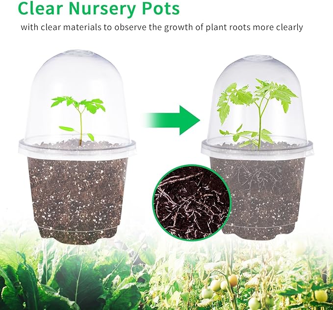 JOPY 4 Inch Plastic Nursery Pots - Image 6