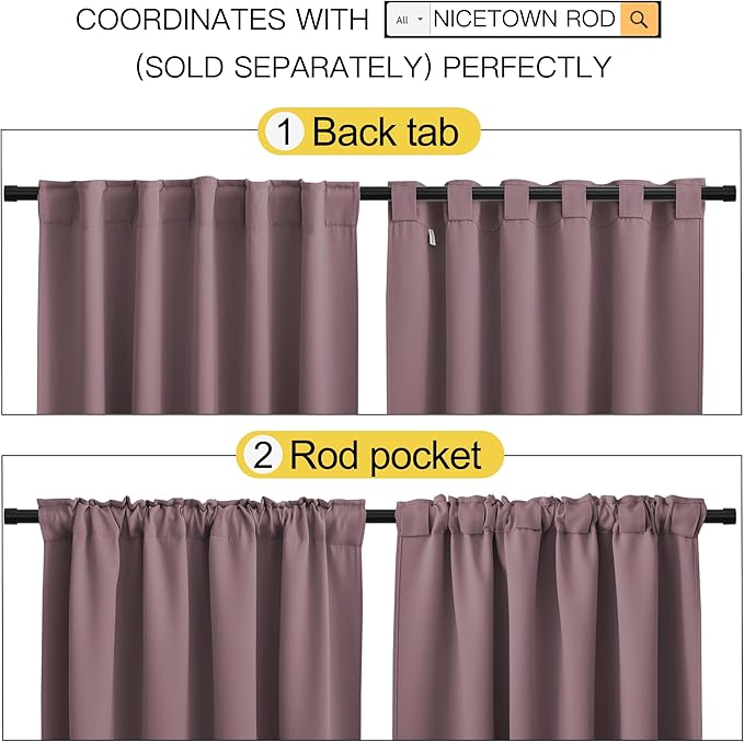 NICETOWN Blackout Curtain Panels - Image 3