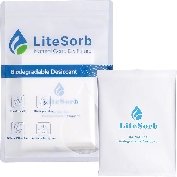 Natural Moisture Absorbers, Premium Moisture Absorption Desiccants Safe by LiteSorb