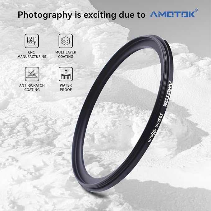105mm Lens to 95mm Camera Lens Adapter, 105mm to 95mm Filter Step-Down Ring - Image 3