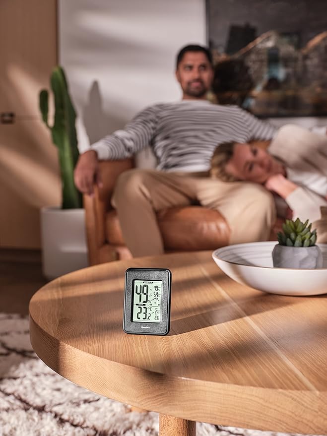 Homedics HM100 Indoor Humidity Monitor, Easy-Read Hygrometer to Monitor Indoor - Image 2