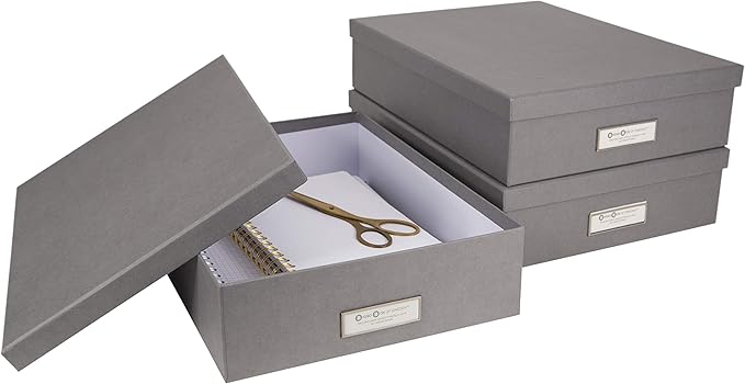 Bigso Oskar Fiberboard Label Frame Document Letter Box - Image 5