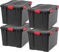 IRIS USA WeatherPro 74 Qt Storage Bins by IRISUSA