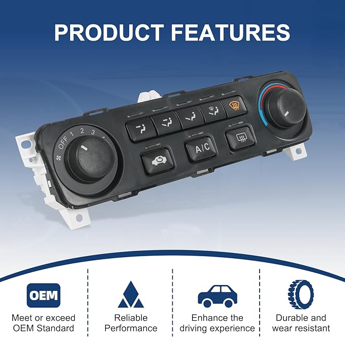 A/C Heater Climate Control Module Compatible - Image 3