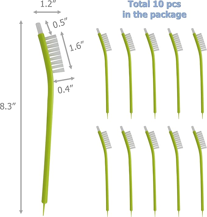 EIKS 10 Pack Juicer Cleaning Brushes Deep Clean Brushes Multi-Purpose - Image 2
