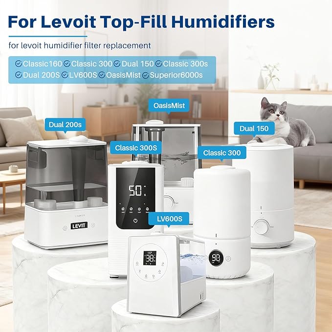 30 Pack Top Fill Humidifier Filter Replacement - Image 2