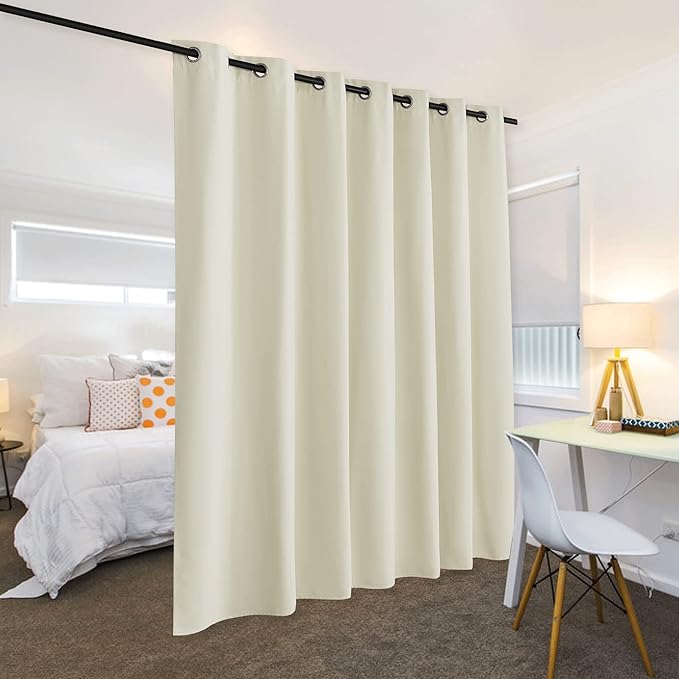 RYB HOME Blackout Divider Curtains - Image 3