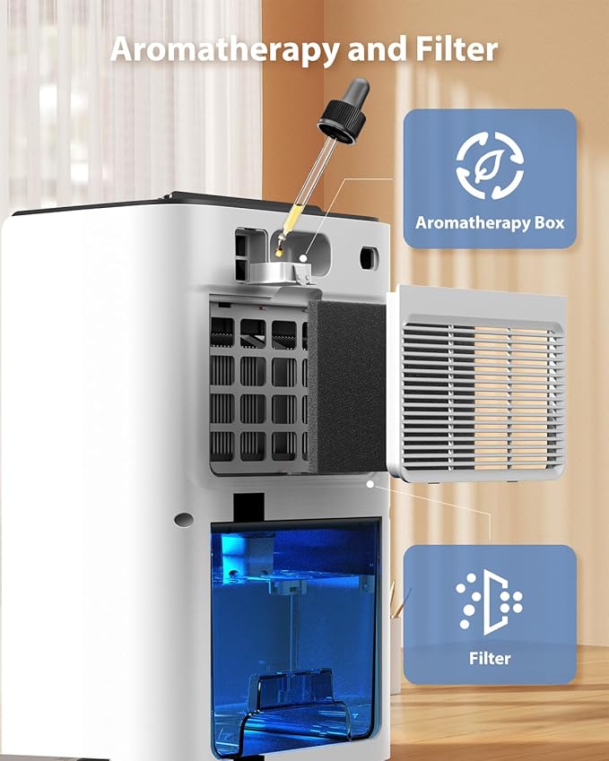 95oz Dehumidifiers for Home, 1000 Sq.Ft Dehumidifier - Image 6