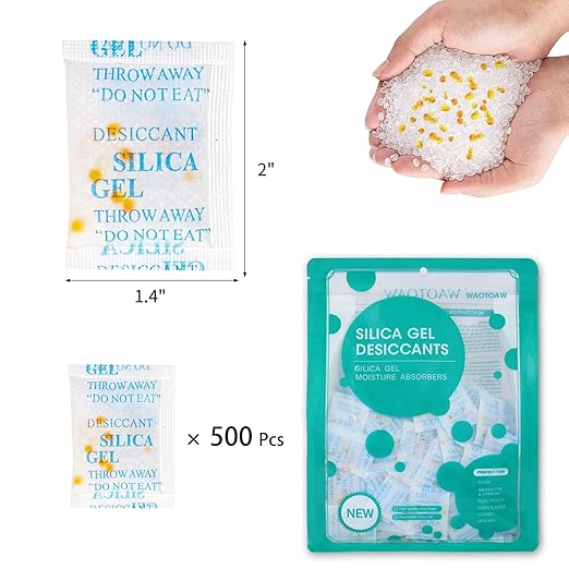 Silica Gel Packets with Color Indicating, 2 Gram Desiccant Packs - Image 4