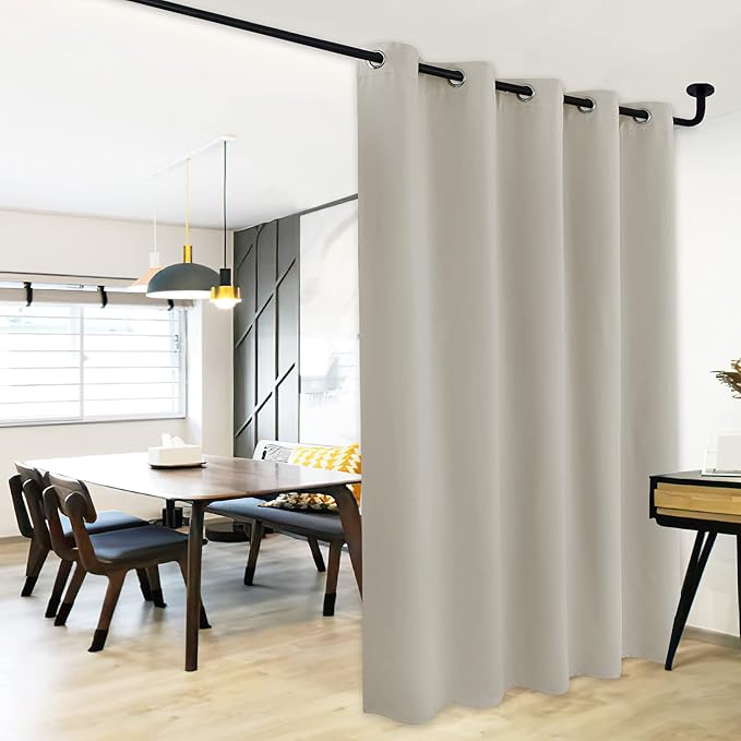 NICETOWN Natural Bedroom Blackout Curtain Panel, 1 Panel, 70 x 84 inch by NICETOWN