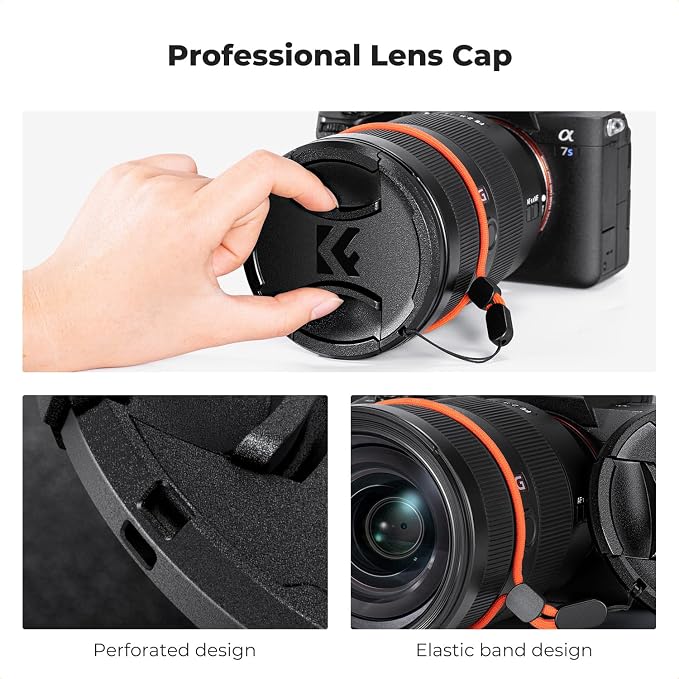 K&F CONCEPT 49mm Black Diffusion 1/8 Filter + Lens Cap, Mist Cinematic Effect - Image 6