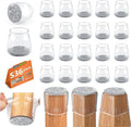 BAIPOK 36Pcs Round Chair Leg Floor Protectors by BAIPOK