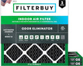 Filterbuy 20x20x1 Air Filter MERV 10 Odor & Allergy Defense by Filterbuy