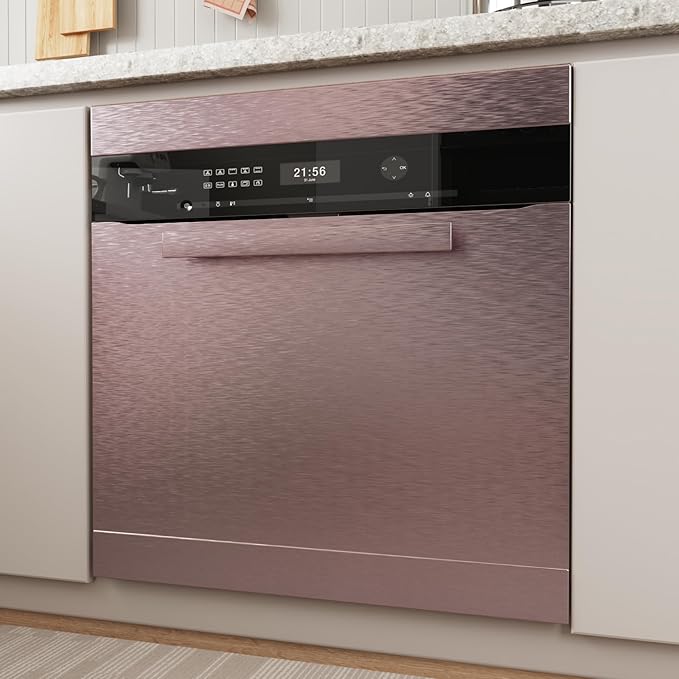 CRE8TIVE 12"x80" Rose Gold Stainless Steel Contact Paper - Image 2