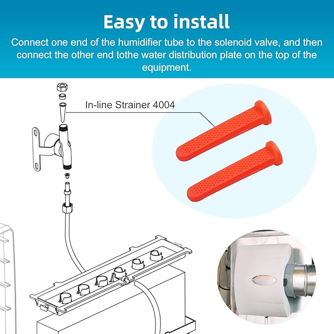 4004 Humidifier Drain Type in Line Strainer, - Image 3
