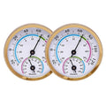 Mini Indoor Thermometer Hygrometer Analog 2 in 1 Temperature Humidity Monitor by LayscoPro