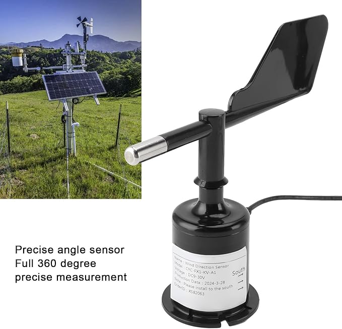 Wind Direction Sensor, Wind Speed and Direction Sensor, 360° Directional Wind - Image 2