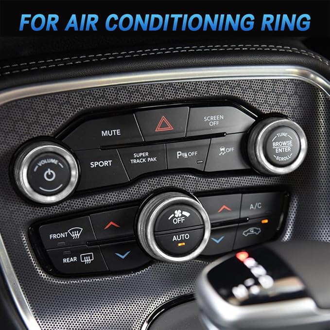 3PCS Air Conditioner Switch Button Knob Cover, Auto Accessories Climate Control - Image 2