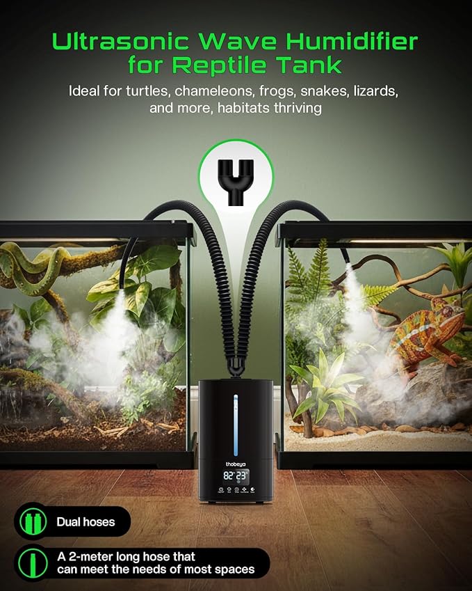 1.32 Gal / 5L Reptile Humidifier Fogger, Timer Function, Humidifier - Image 2