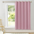 NICETOWN Blackout Wide Blinds for Sliding Door, Rouge Pink, W70 x L72, 1 Panel by NICETOWN