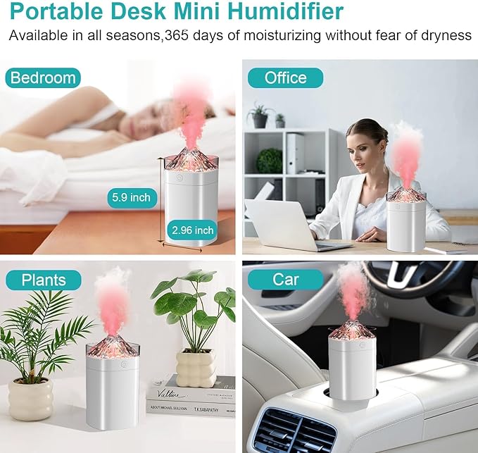 Small Humidifier, 400ml Small Humidifiers - Image 7
