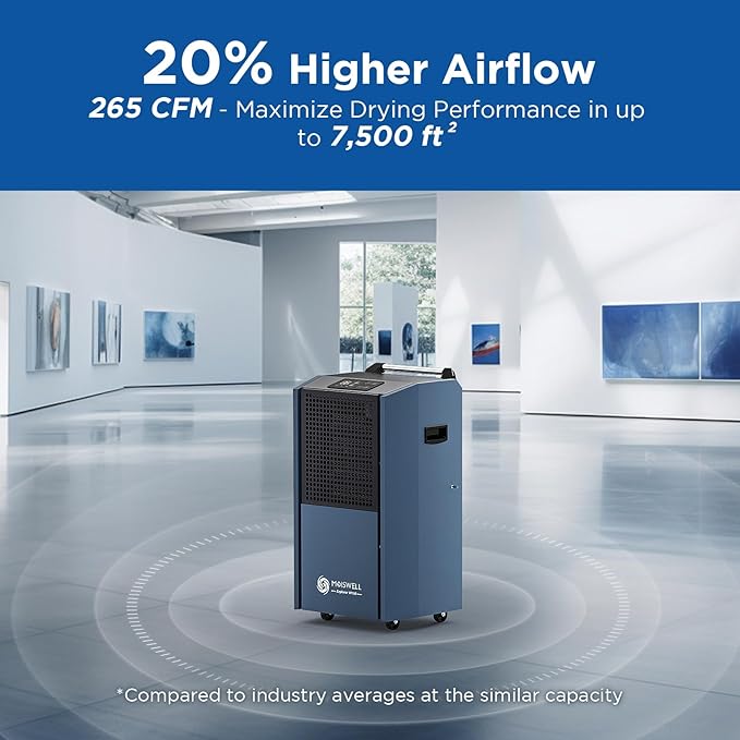 190 Pints Commercial Dehumidifier - Image 3
