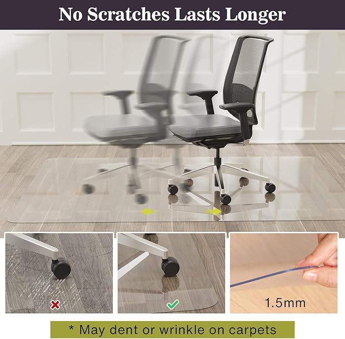 8'×12' Crystal Transparent Floor Mat - Image 4
